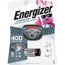 Energizer Vision HD + 400 lm Gray LED Headlight AAA Battery HDD32E - $24.95