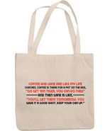 Make Your Mark Design Funny Wine Quote Reusable Tote Bag for Mom, Sister... - £17.31 GBP