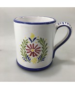 Sigma the Tastesetter Handpainted Floral Stoneware Pottery Mug Cup 12 oz... - £18.04 GBP