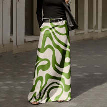 Fashion Hight Waist  Vintage Patterm Printed Loose Bohemian Skirt - £33.52 GBP