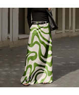 Fashion Hight Waist  Vintage Patterm Printed Loose Bohemian Skirt - £33.14 GBP