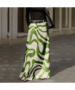 Fashion Hight Waist  Vintage Patterm Printed Loose Bohemian Skirt - $41.95