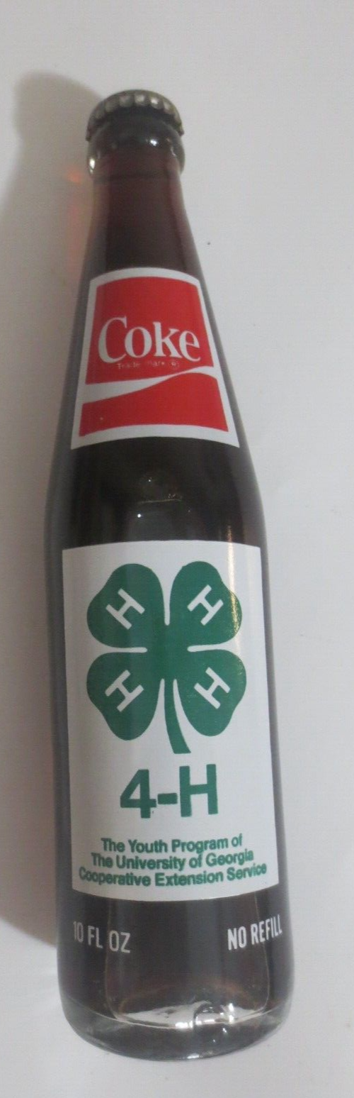 Primary image for Coca-Cola Rock Eagle The World's Largest 4-H Center 30 years 1984 10oz Bottle