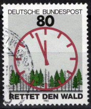 ZAYIX - 1985 Germany 1445 Used Forest Preservation Clocks 113022S112M - £1.17 GBP