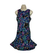 The Limited Womens Bodycon Dress Size 2 Floral Blue Pink Boat Neck Sleev... - $339.62 MXN