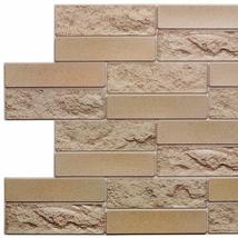 Dundee Deco PG7061 Mustard Yellow Faux Brick, 3.2 ft x 1.6 ft, PVC 3D Wa... - $9.79+