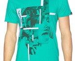 Bench UK Mens Chop Music Musician Collage Green T-Shirt BMGA2706 NWT - £17.22 GBP