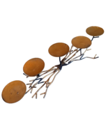 MCM Brutalist Tree Branch Gold Painted Metal Candleholder Centerpiece Ca... - €170,73 EUR