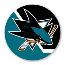 San Jose Sharks Round  Decal  / Sticker - £3.05 GBP+