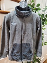 SEC Fanfare Under Armour Large Semi Fitted Zip Gray Black Lightweight Ja... - $38.00