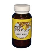 NEW BODY IRISH MOSS 100 CAPS, 100% VEGETARIAN, NO FILLERS, BINDERS OR AD... - $34.56 CAD