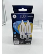 GE Dimmable Soft White 60W LED Clear Bent Tip Decorative CAM Bulbs COMBI... - $131.99 MXN