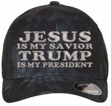 Jesus is my Savior Trump Is My President 6277 Kryptek Flex Fit Hat S/M L/XL - $23.99