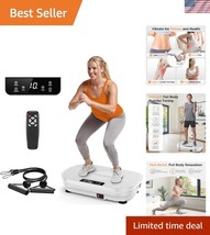 Full-Body Vibration Plate Machine - 99 Levels, Remote Control &amp; Resistan... - $109.49