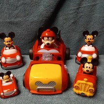 DISNEY Mickey Mouse Hot Rod Transforming Car 2016 Mattel Roadster lot 5 ... - $24.74