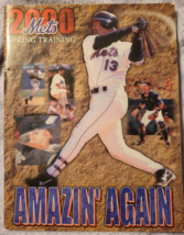2000 New York Mets Spring Training Official Program Edgardo Alfonzo - $14.50