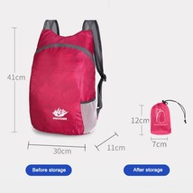 15L Lightweight Packable Backpack Foldable ultralight Outdoor Folding Backpack T - £50.23 GBP