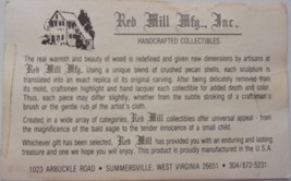 Vintage Red Mill Mfg. Inc Summersville West Virginia Business Card - $1.99