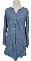 Express Women&#39;s Shirt Dress Solid Blue  Size XS  - £10.79 GBP