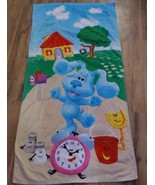 Blues Clues and You Beach Bath Towel 28x58 Cotton Jay Franco Nickelodeon - £9.41 GBP