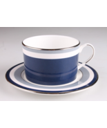 Lenox Kate Spade Mercer Drive Platinum Tea Cup Can &amp; Saucer New w Tags - £39.81 GBP