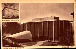 Pittsburgh,PA Scaife Hall of Engineering Allegheny County Postcard bk49 - £4.67 GBP