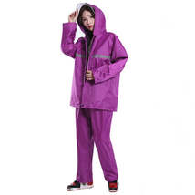 Thickened Labor Protection Reflective Raincoat Rain Pants Split Suit Adult Outdo - £12.64 GBP