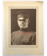 Old Portrait of Man in Military Service Uniform 13.75&quot;x10&quot; Kossuth Wheel... - $30.00