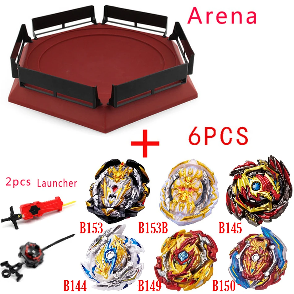 NEW Tops Launchers Beyblade Burst Set Toys with Starter and Arena Bayblade Metal - £16.36 GBP+