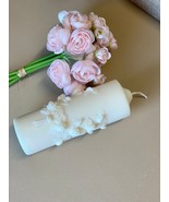 Personalized Floral Soy Wax Candle with Custom Scents - $42.59