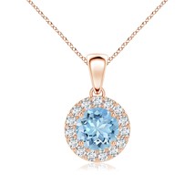 Authenticity Guarantee

ANGARA 0.93 Ct Round Aquamarine and Diamond Halo Pend... - £877.34 GBP