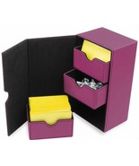 BCW Pink Leatherette Deck Box Vault LX Hold 200 Sleeved - $21.77
