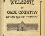 Olde Country Steak House Tavern Menu &amp; Wine List Canada - £14.35 GBP