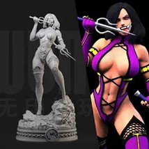 1/18 Resin Model Kit Nudes Beautiful Girl Mortal Fighter Fantasy Unpainted - £12.68 GBP