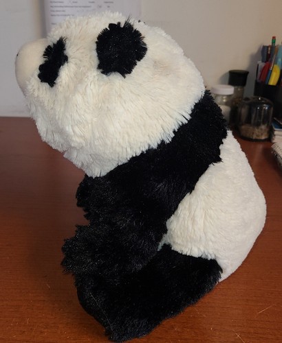 Wild Republic Panda Bear Plush 10 inch Black/White K & M Stuffed Animal Toy. Item image 7