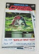 Heroes In Crisis Comic 8 Cover B Variant Ryan Sook First Print 2019 Tom King DC - £9.55 GBP