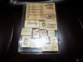 Stampin' Up-Happy Trails Stamp Set - 1996 Complete Set Euc - £43.60 GBP