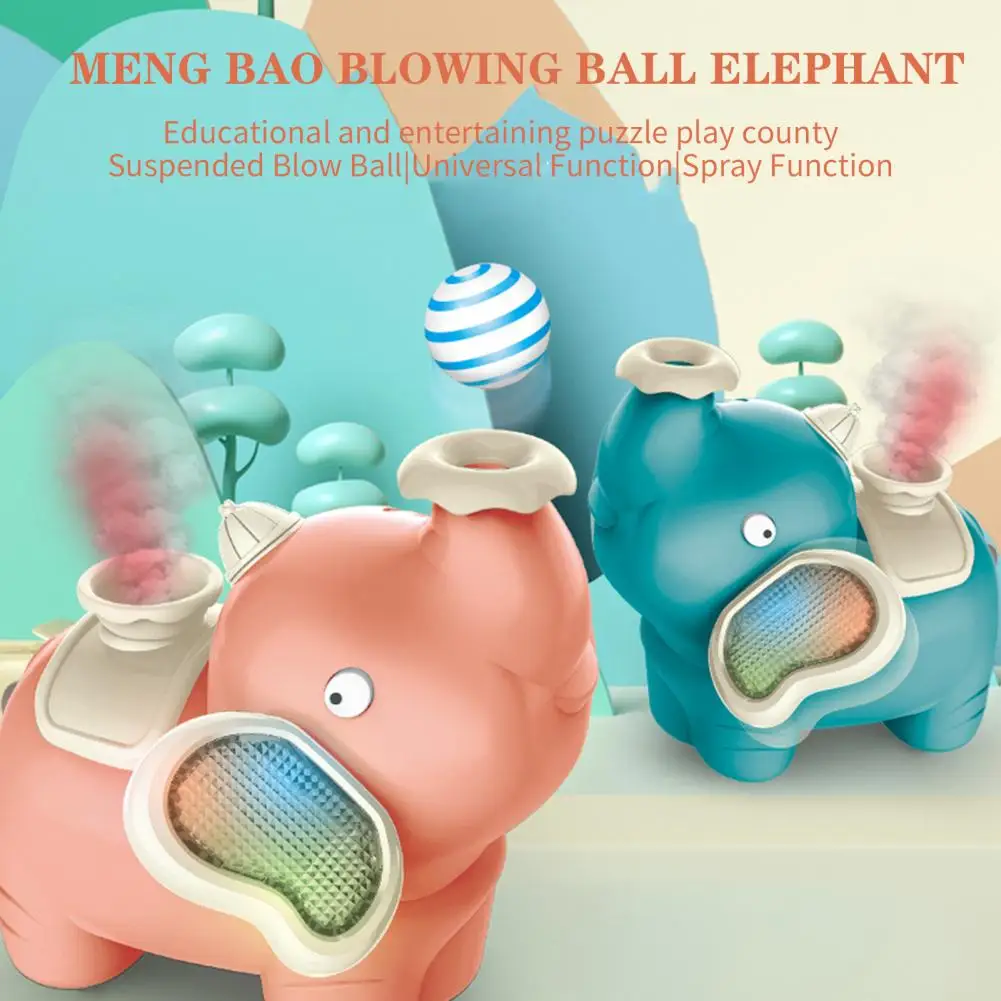 Baby Electric Elephant Sprayer Humidifier Blowing Levitation Ball Walking Toys - £19.59 GBP