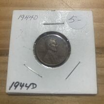 1944 D Lincoln Bronze Wheat Penny Average Circulated Condion - $4.95