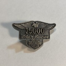 Harley Davidson Motorcycles 25,000 Miles of Motoring Mileage Pin Wings - £13.94 GBP