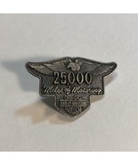 Harley Davidson Motorcycles 25,000 Miles of Motoring Mileage Pin Wings - $17.72