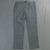 Hollister 30 x 30 Gray Pinstripe Skinny Epic Flex Cotton Mens Chino Pants - £10.88 GBP