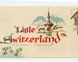 Little Switzerland on St Thomas Virgin Islands Brochure 1950&#39;s - $17.82