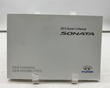 2013 Hyundai Sonata Owners Manual Handbook OEM J03B11003 - $22.49