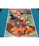 WALT DISNEY MICKEY &amp; FRIENDS FRAME-TRAY PUZZLE 4550-5 - 1980 VINTAGE - F... - $16.89