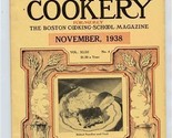 American Cookery November 1938 Boston Cooking School Baked Noodles &amp; Veal  - £10.85 GBP