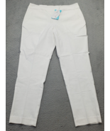 Greg Norman Golf Pants Women&#39;s 10 White Rayon Formal Performance Stretch... - $545.97 MXN