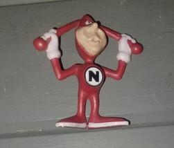 Vintage Dominos Pizza Figure AVOID THE NOID PVC Red And White 1987 - £6.37 GBP