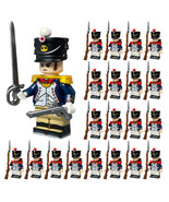 21pcs Officer &amp; French Fusiliers Infantry Napoleonic War Custom Minifigu... - $582.65 MXN