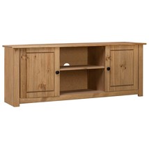TV Cabinet 120x40x50 cm Solid Pine Wood Panama Range - £96.81 GBP